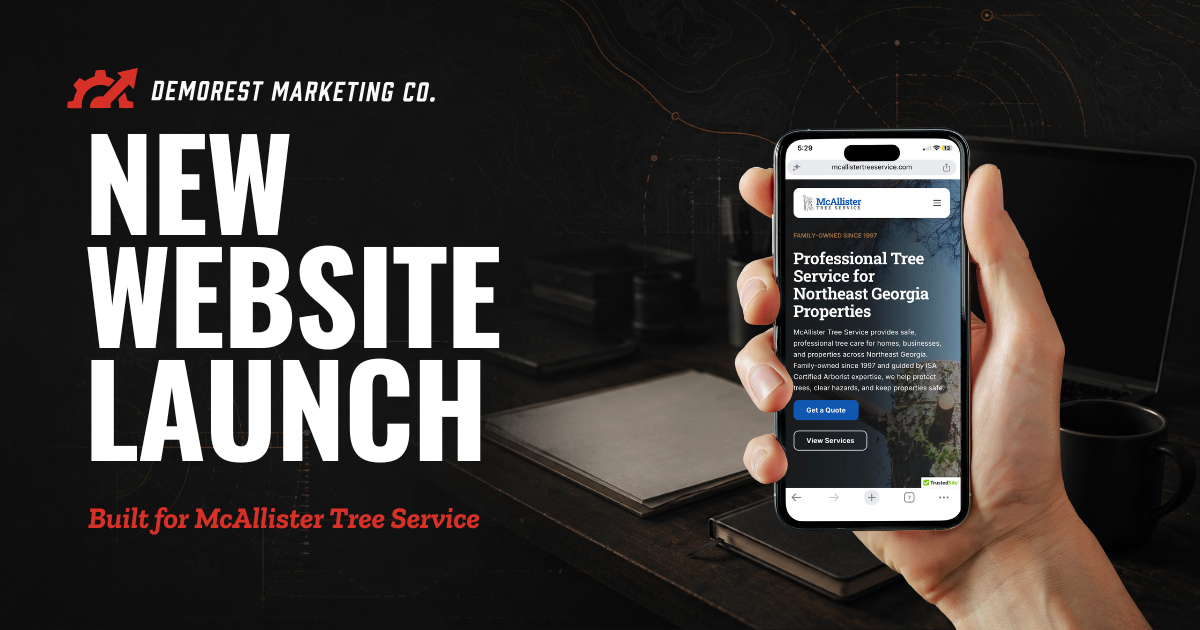 How Demorest Marketing Co. helped McAllister Tree Service rebuild its digital foundation for better local visibility, stronger usability, and more quote requests.